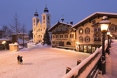 Ski holiday by train to St Johann