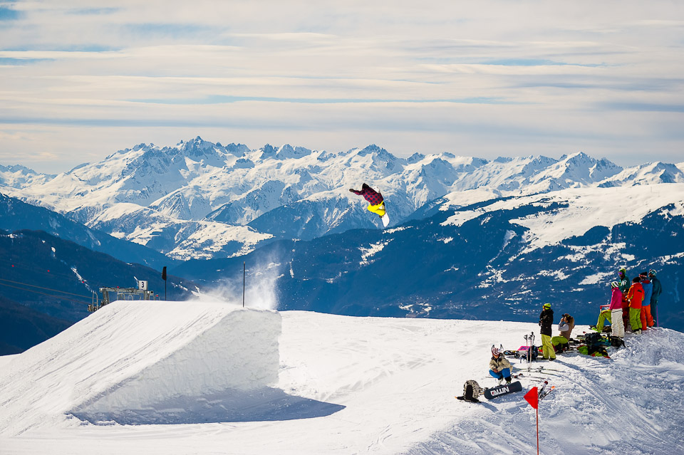 Snowpark at Les Arcs