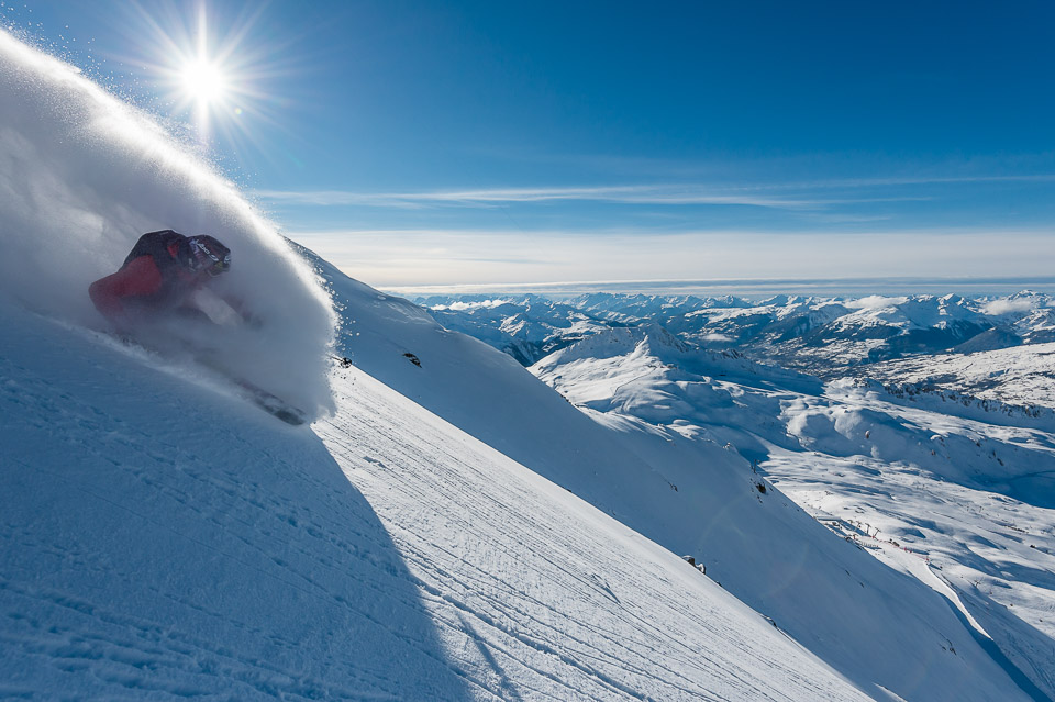 Freeriding Les Arcs