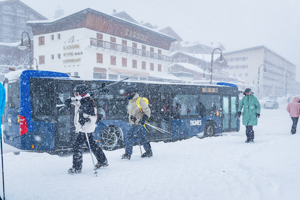 Tignes is a snow-sure resort with excellent public transport