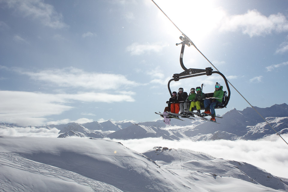 Tignes chairlift