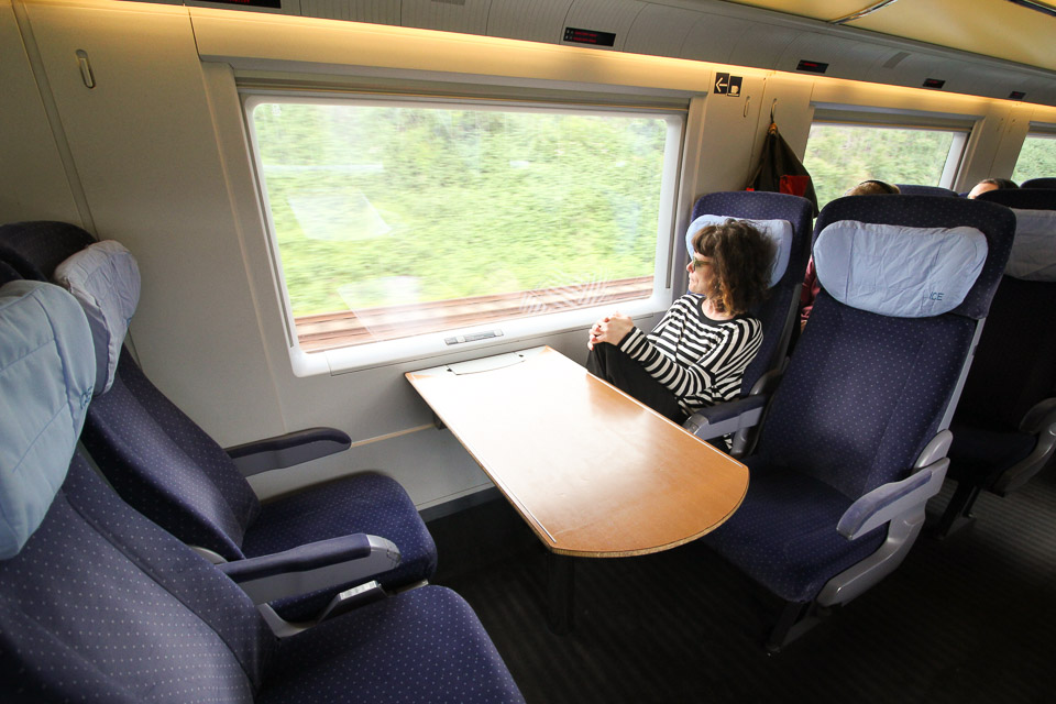 ICE 2nd class seats