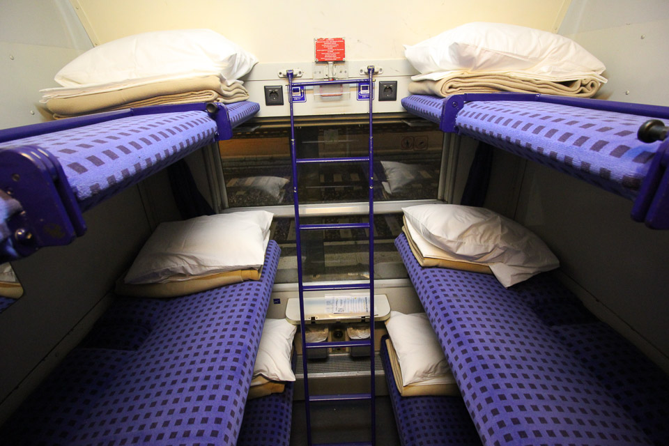 Couchette on the Travelski Night Express